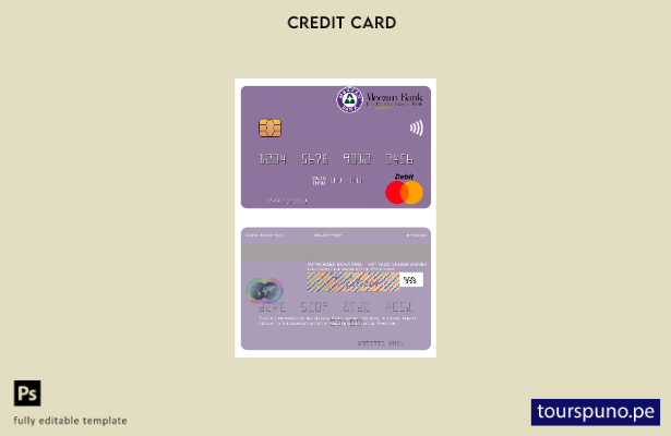 lista para imprimir plantilla de mastercard de Pakistan Meezan Bank Limited